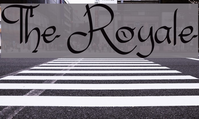 The Royale Font examples
