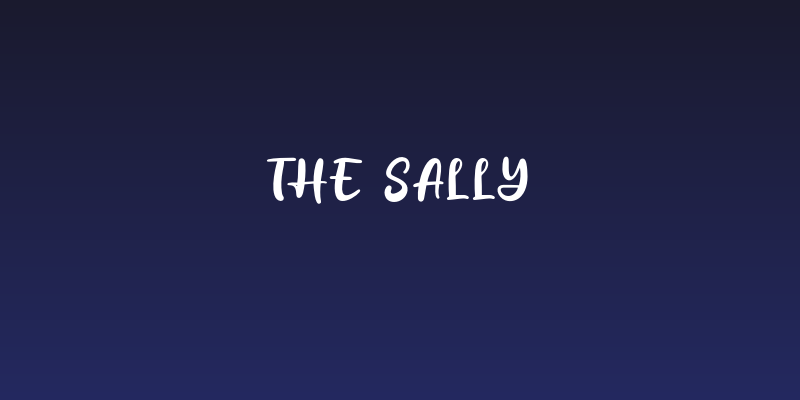 The Sally Social Header