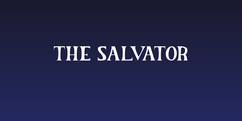 The Salvator Social Header