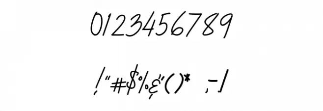 The Samfhang Font OTHER CHARS