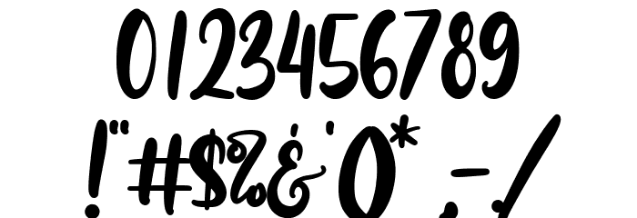 The Sandwich Font OTHER CHARS