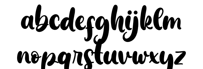 The Sandwich Font LOWERCASE
