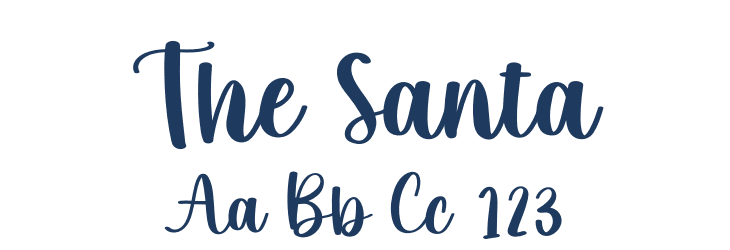 The Santa Font Preview