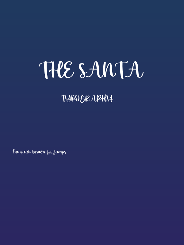 The Santa Poster