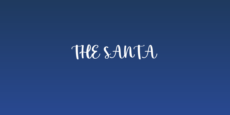 The Santa Social Header