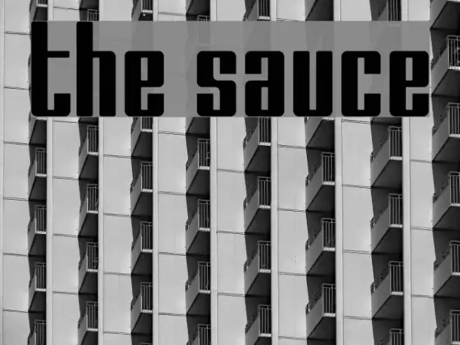 The Sauce フォント examples