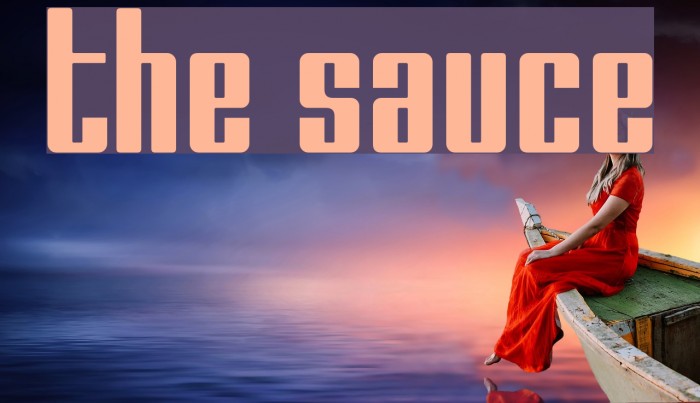 The Sauce Font examples
