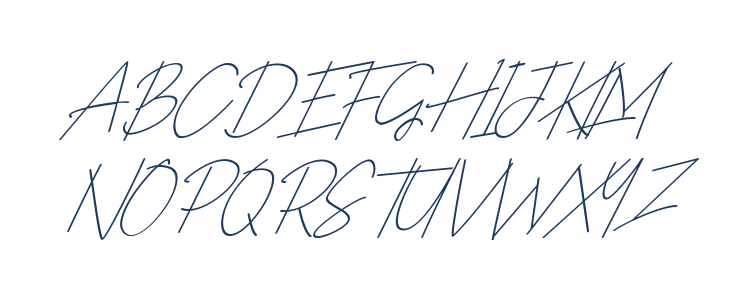 The Sayinistic DEMO Italic Uppercase
