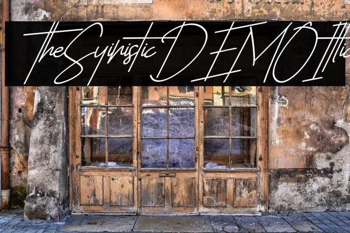 The Sayinistic DEMO Italic Example 2