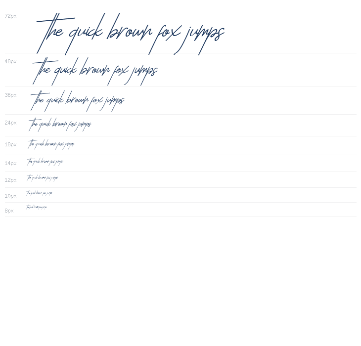 The Sayinistic DEMO Italic Waterfall