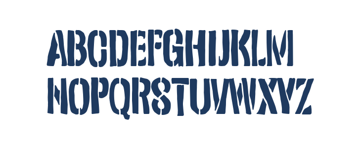 The School Army Uppercase