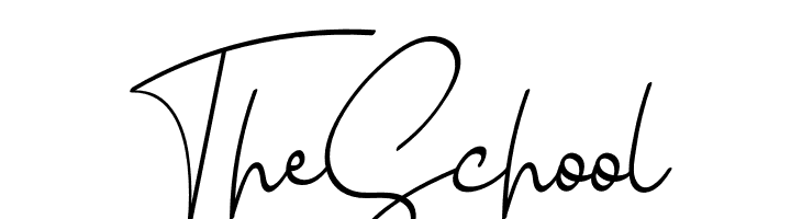 The School  Frei Schriftart Herunterladen