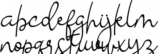 The School خط أحرف صغيرة