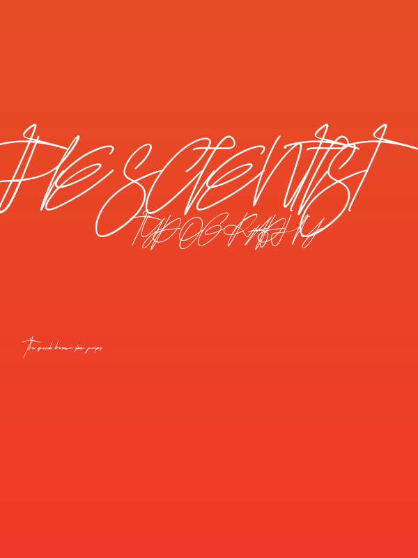 The Scientist Poster