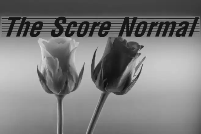 The Score Normal Caratteri examples