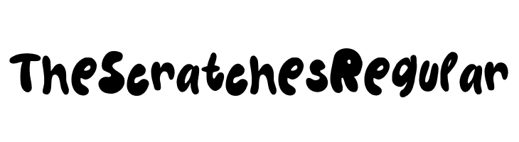 The Scratches Regular  Скачать бесплатные шрифты