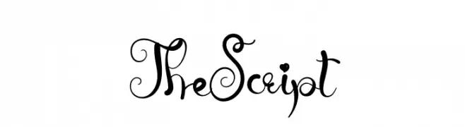 The Script  नि: शुल्क फ़ॉन्ट्स डाउनलोड