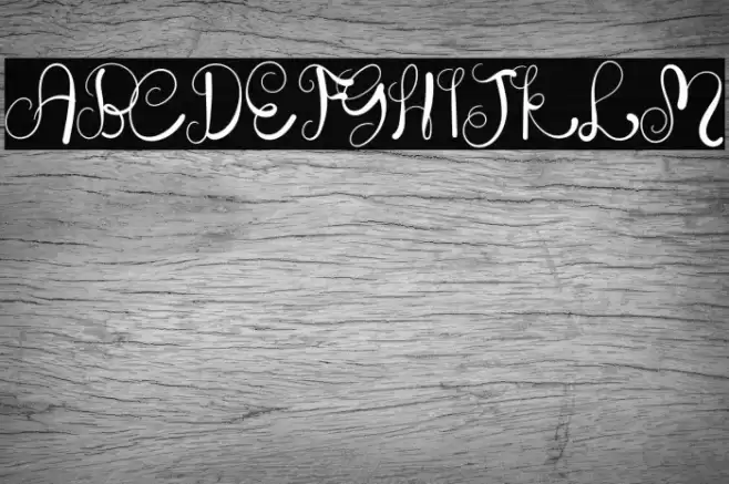 The Script Font examples