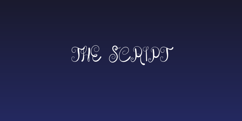 The Script Social Header