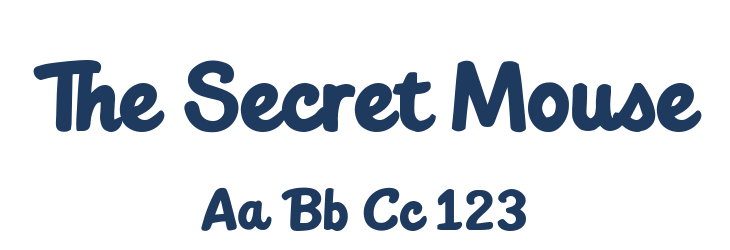 The Secret Mouse Font Preview