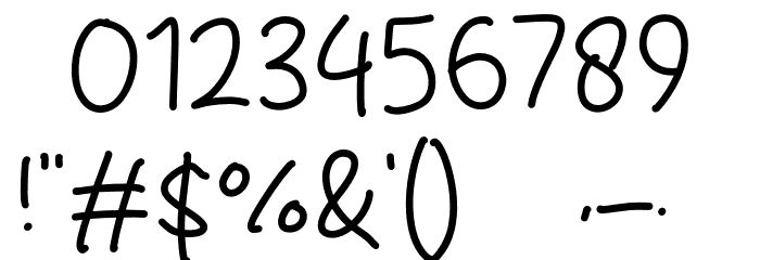 The Series Font OTHER CHARS