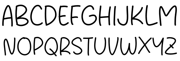 The Series Font UPPERCASE