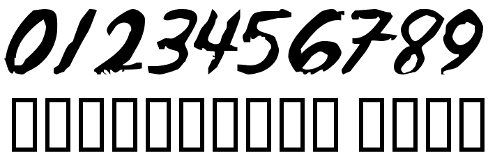 The Shaker CAPS Font OTHER CHARS