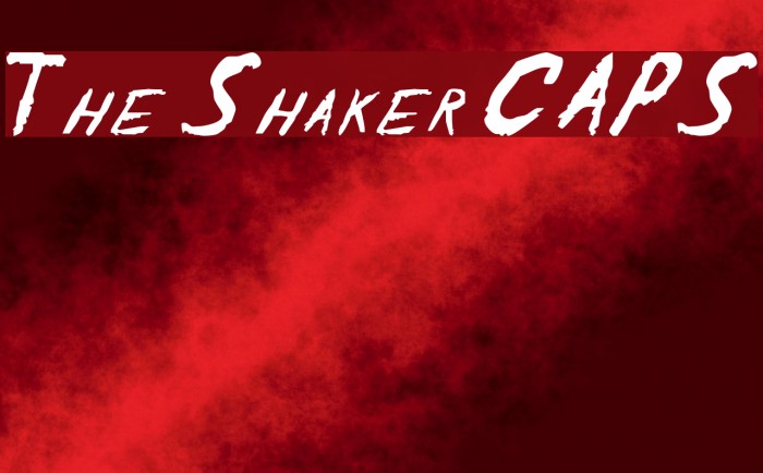 The Shaker CAPS Font examples
