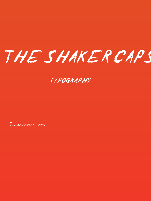 The Shaker CAPS Poster