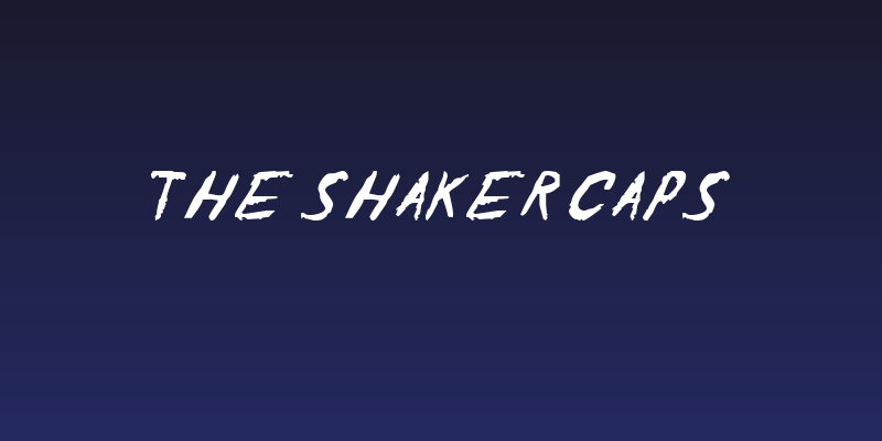 The Shaker CAPS Social Header
