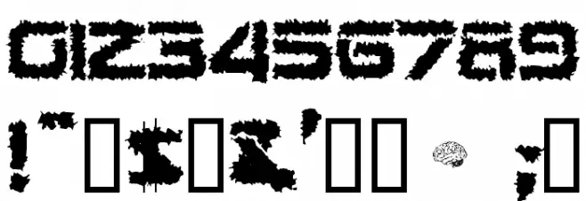 The Shakes Font OTHER CHARS