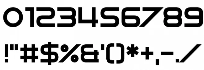 The Shape Of Things Font OTHER CHARS