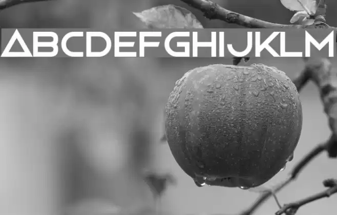 The Shape Of Things Font examples