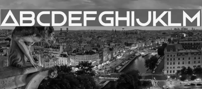 The Shape Of Things Font examples