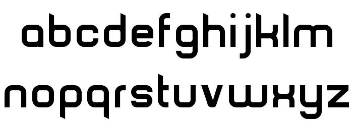 The Shift Font LOWERCASE
