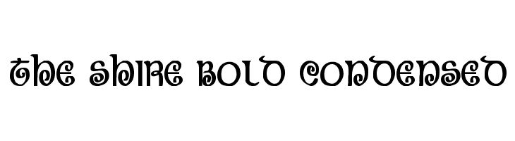 The Shire Bold Condensed  لخطوط تنزيل