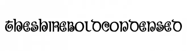 The Shire Bold Condensed  Frei Schriftart Herunterladen