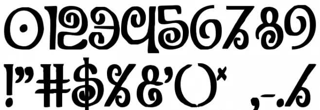 The Shire Bold Condensed Font OTHER CHARS