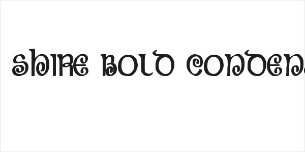 The Shire Bold Condensed Logo