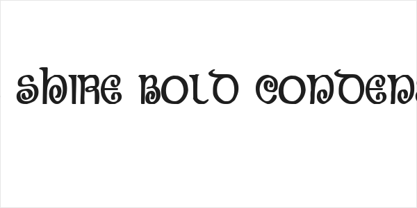 The Shire Bold Condensed Logo
