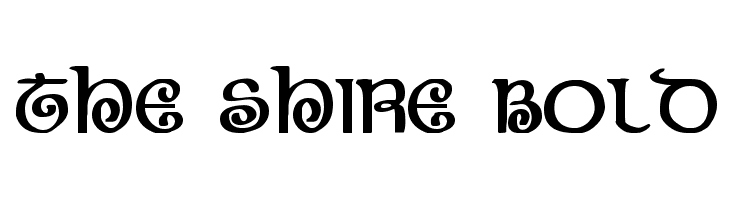 The Shire Bold  नि: शुल्क फ़ॉन्ट्स डाउनलोड