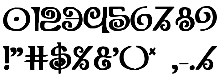 The Shire Bold Font OTHER CHARS
