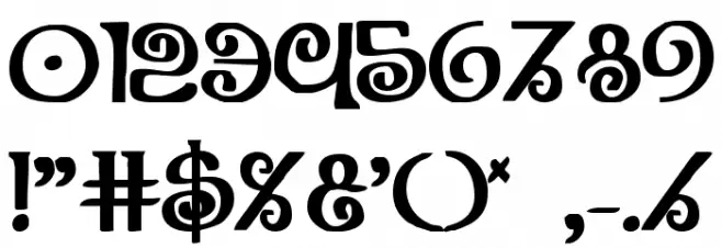 The Shire Bold Font OTHER CHARS