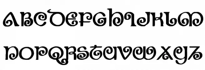 The Shire Bold Шрифта ВЕРХНИЙ