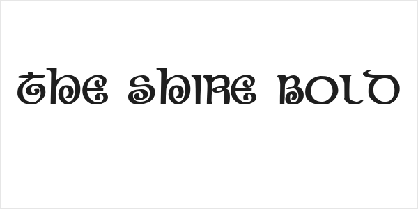 The Shire Bold Logo