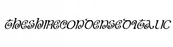 The Shire Condensed Italic 