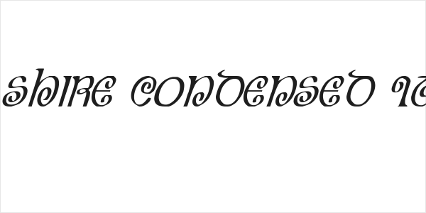 The Shire Condensed Italic Logo