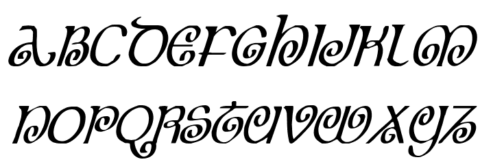 The Shire Condensed Italic Polices MINUSCULES