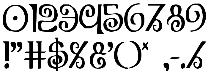 The Shire Condensed Font OTHER CHARS