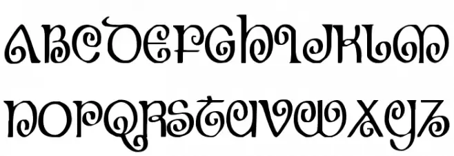 The Shire Condensed Caratteri MAIUSCOLE